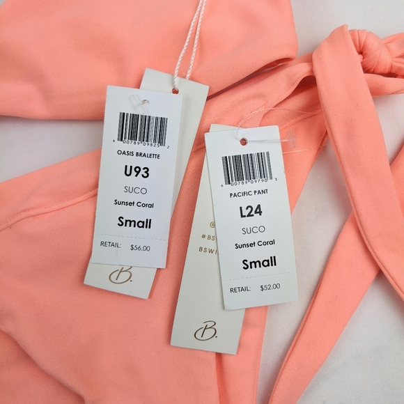 NEW B. Swim Bralette Tie Side Bikini - Picture 5 of 6